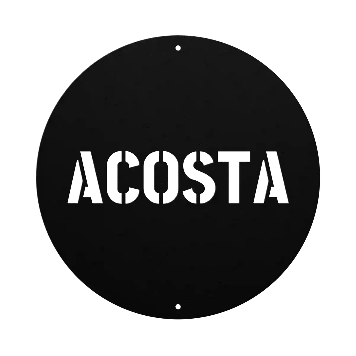 Acosta Family Name Sign