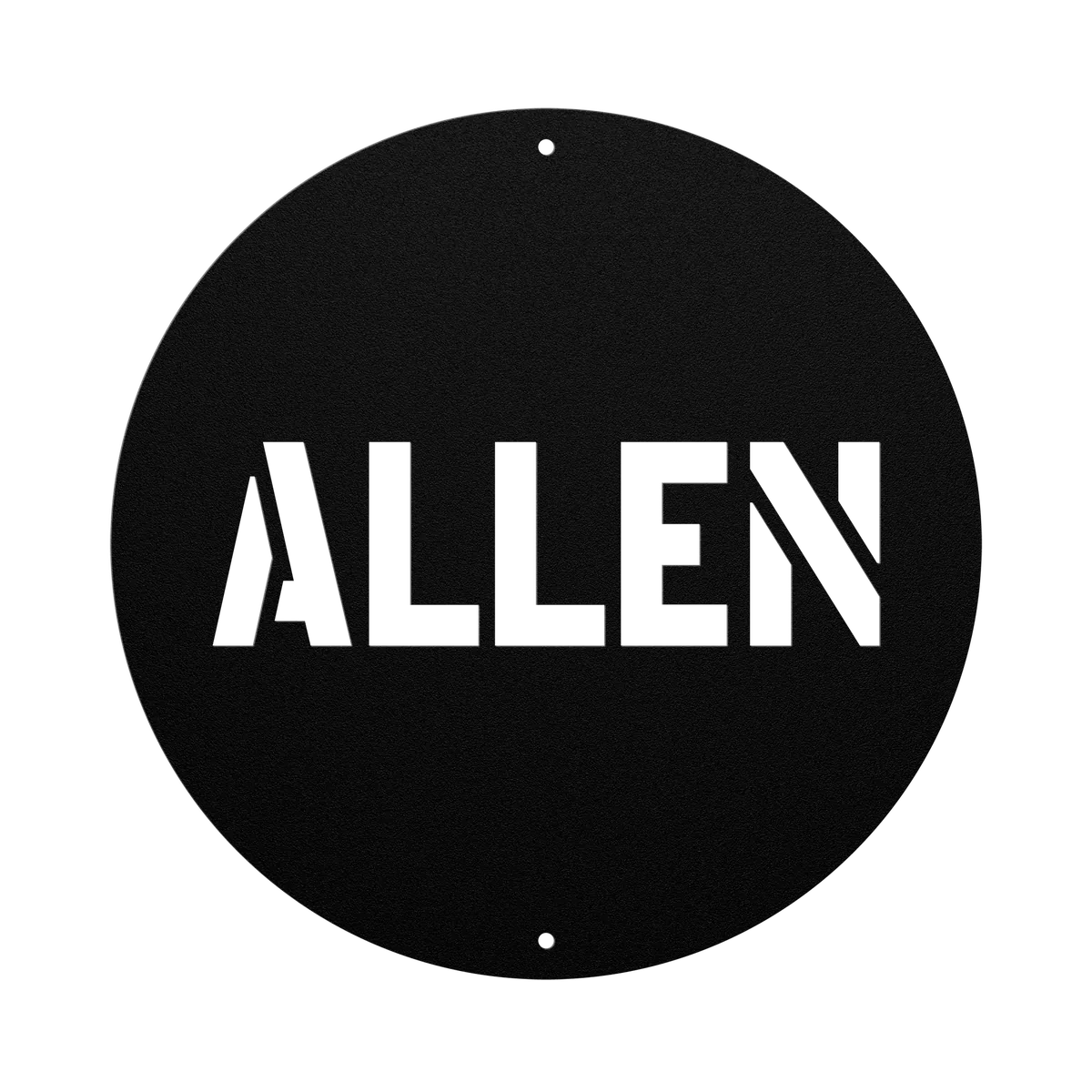 Allen Family Name Sign