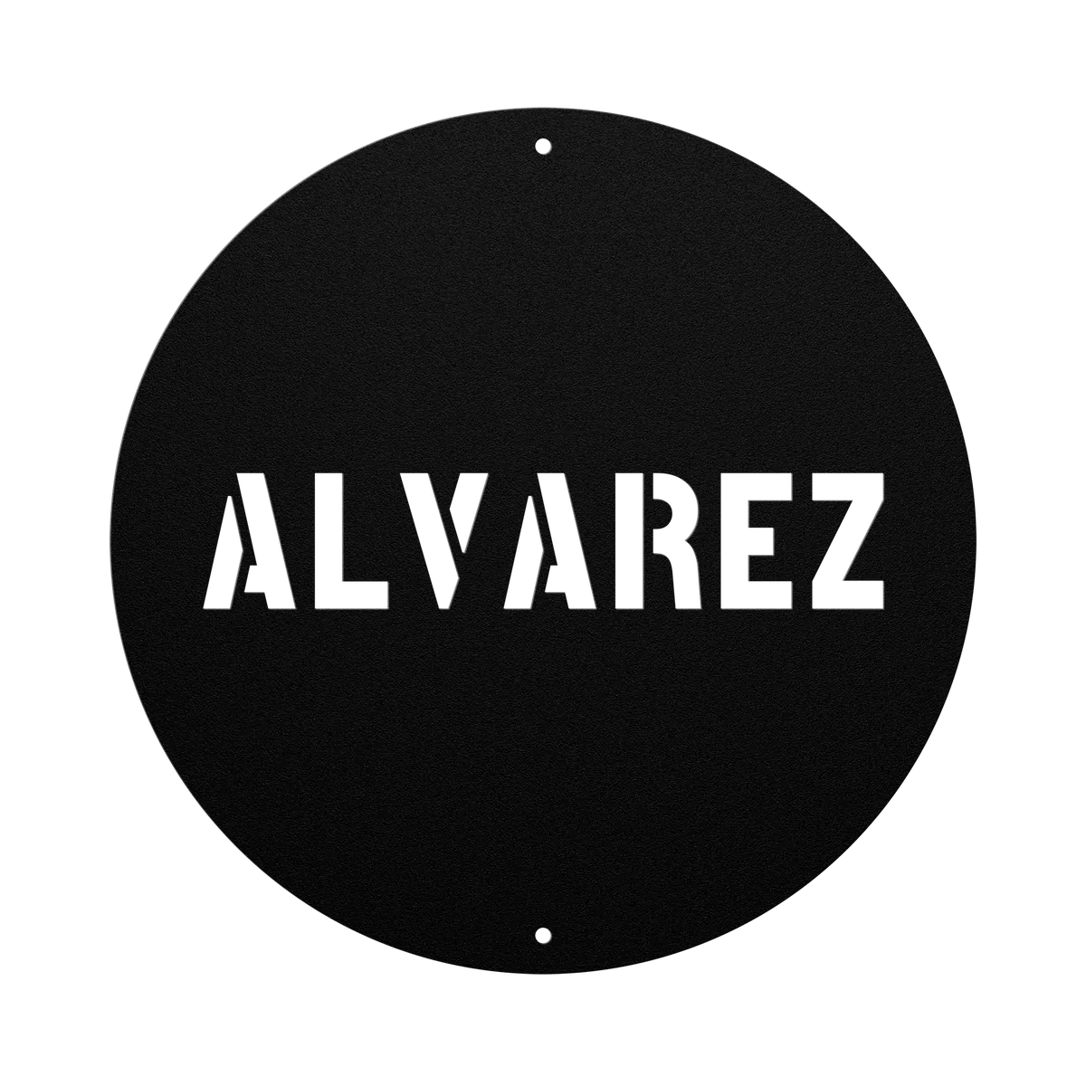 Alvarez Family Name Sign