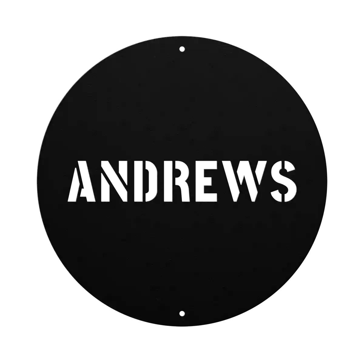 Andrews Family Name Sign
