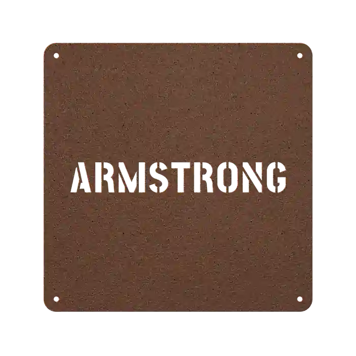 Armstrong Family Name Sign