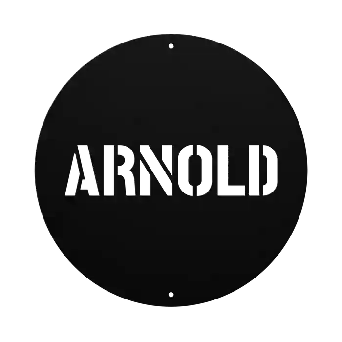Arnold Family Name Sign