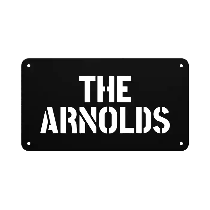 Arnold Family Name Sign