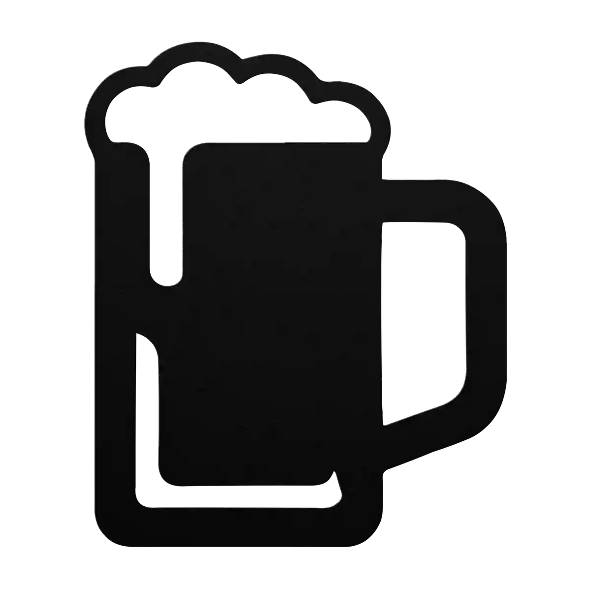 Bar Foamy Beer Mug Metal Sign