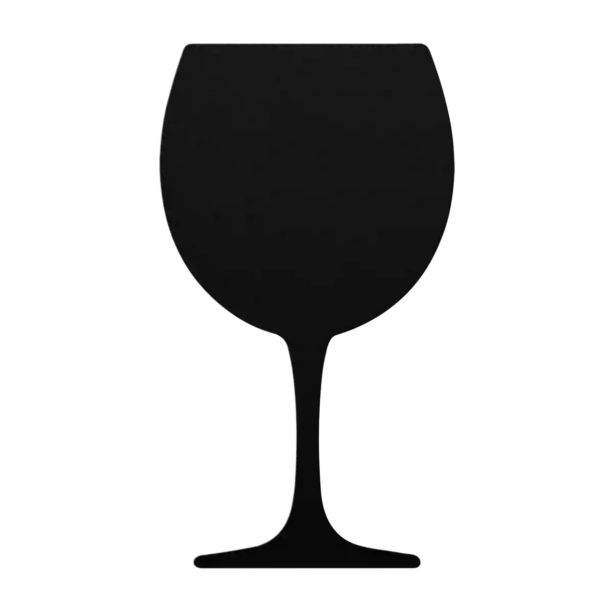 Bar Solid Wine Glass Metal Sign