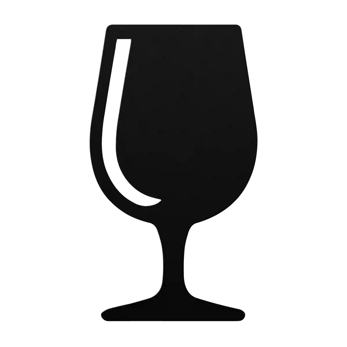 Bar Tulip Wine Glass Metal Sign