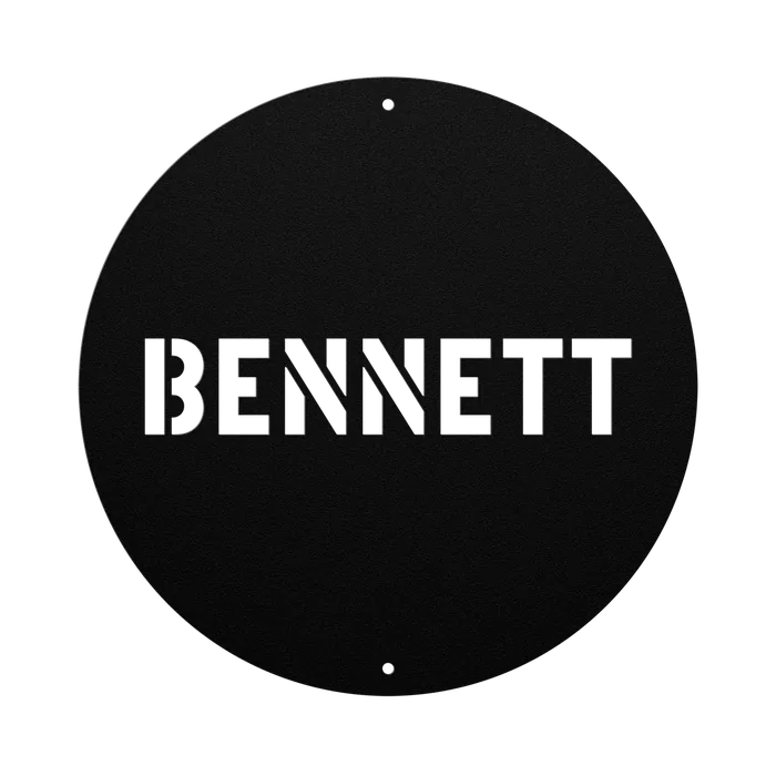 Bennett Family Name Sign