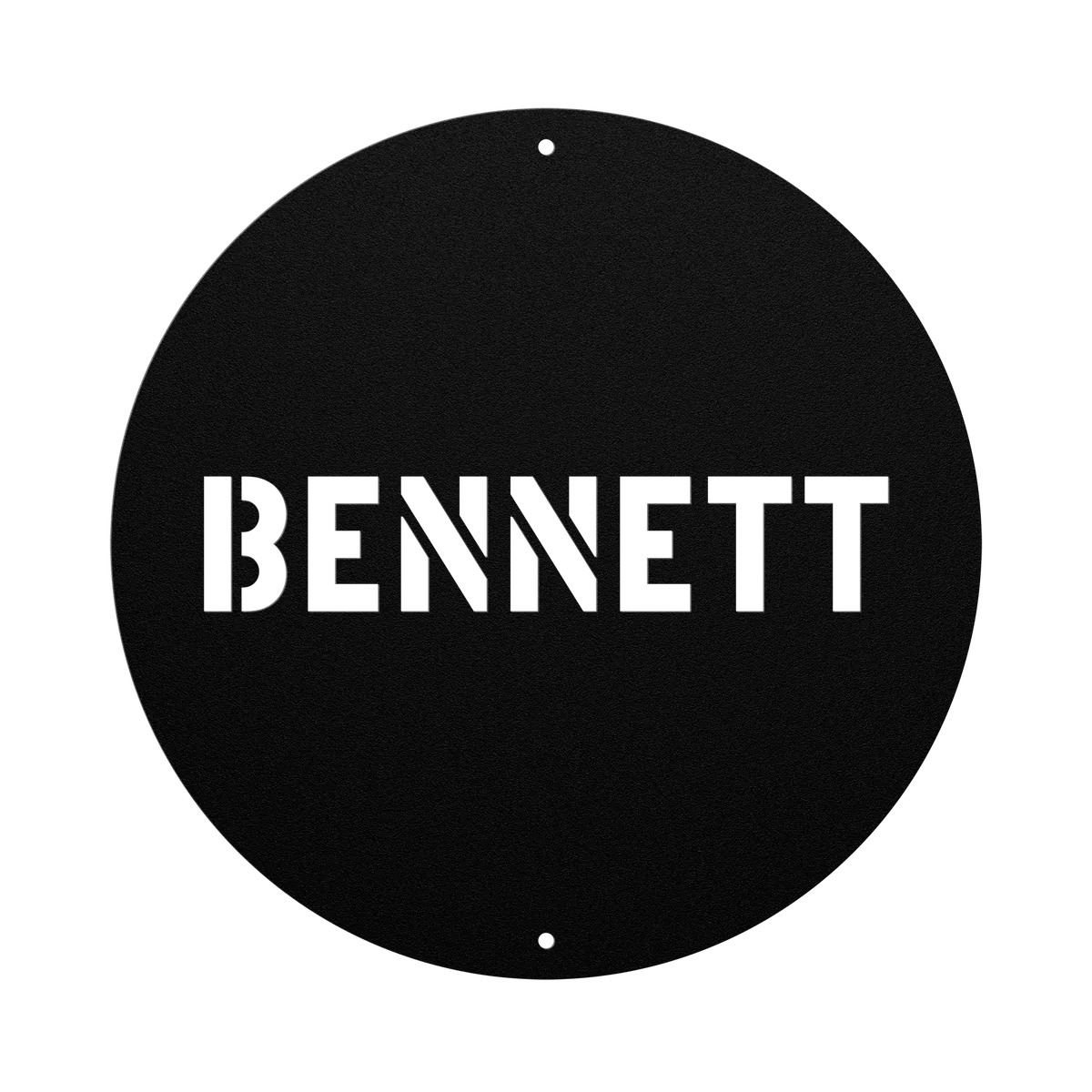 Bennett Family Name Sign