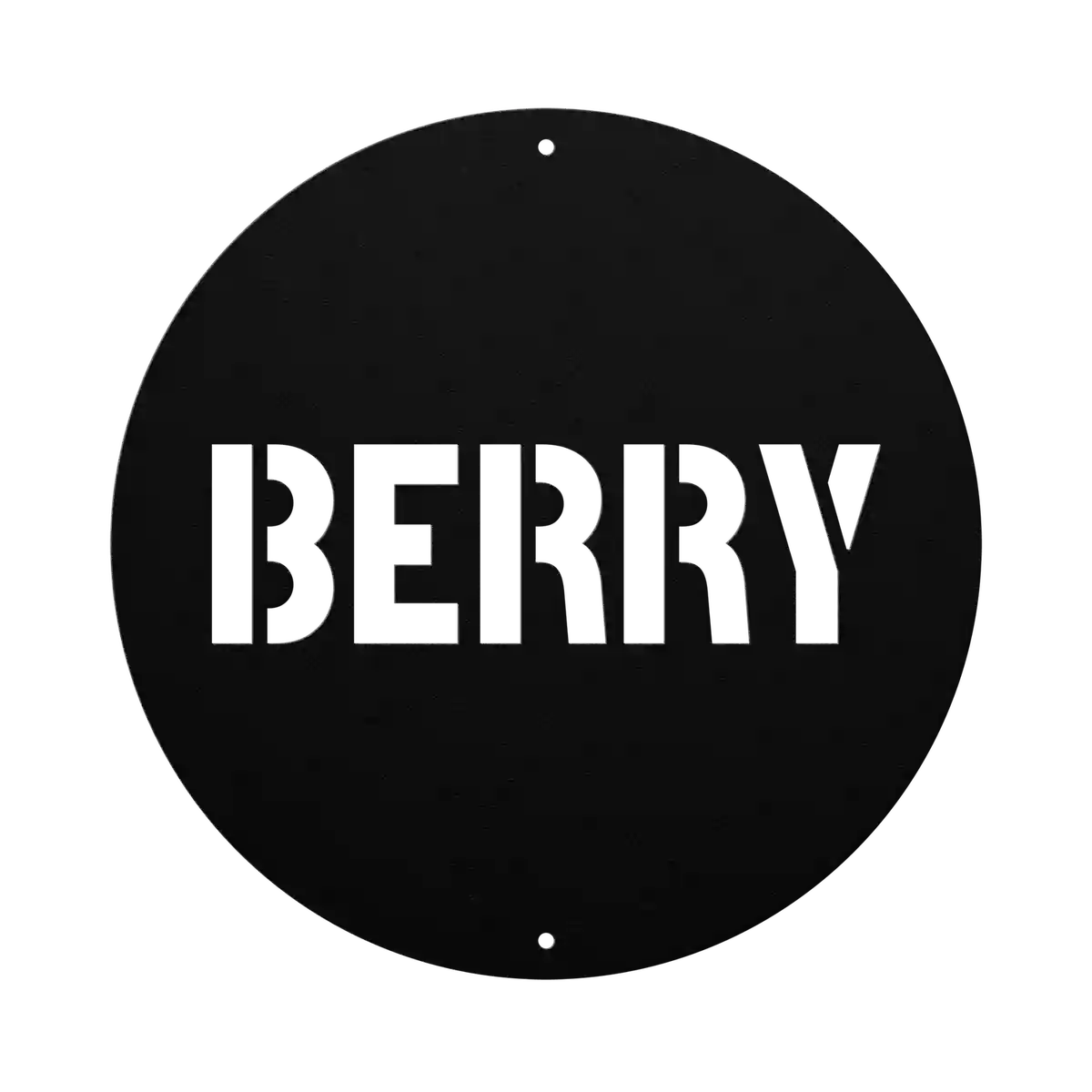 Berry Family Name Sign