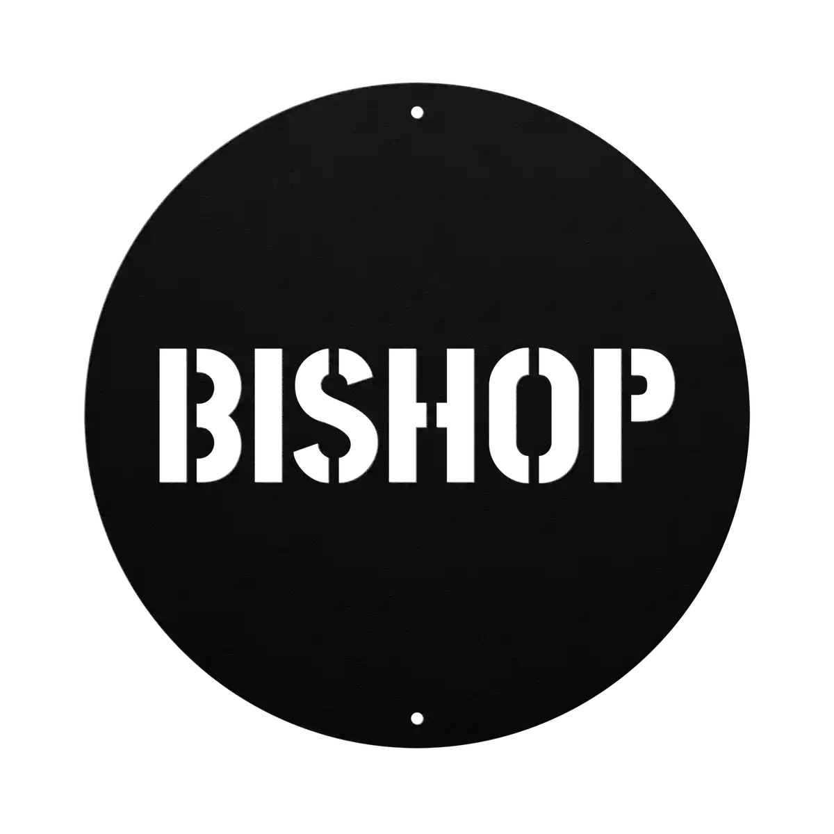 Bishop Family Name Sign