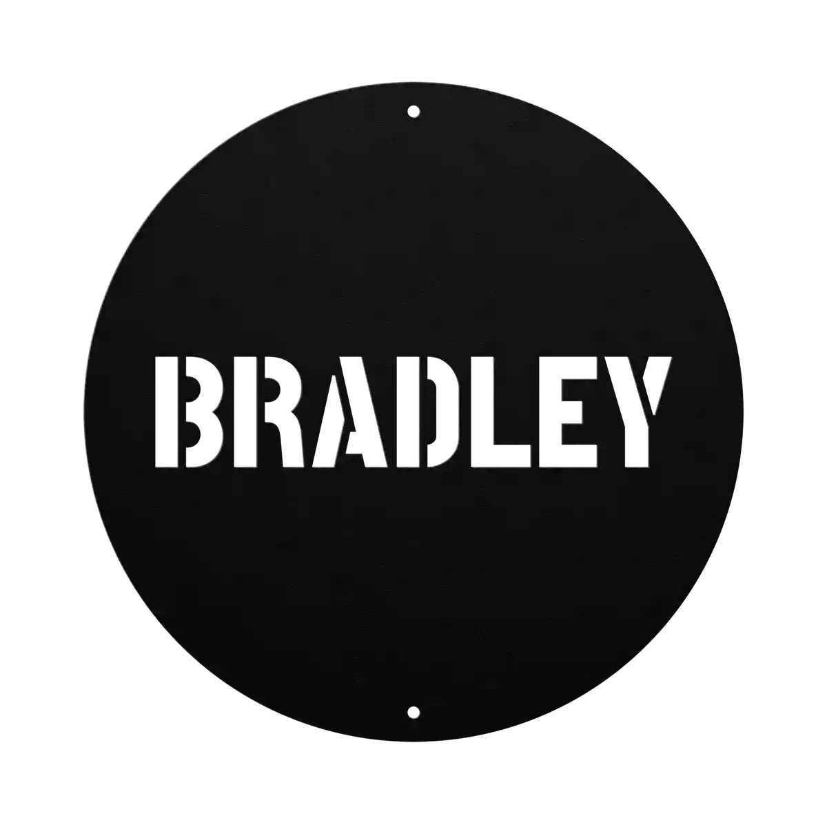 Bradley Family Name Sign