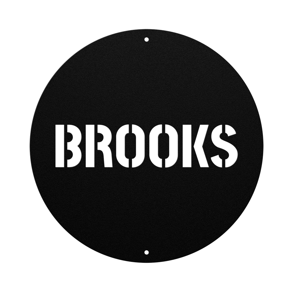 Brooks Family Name Sign