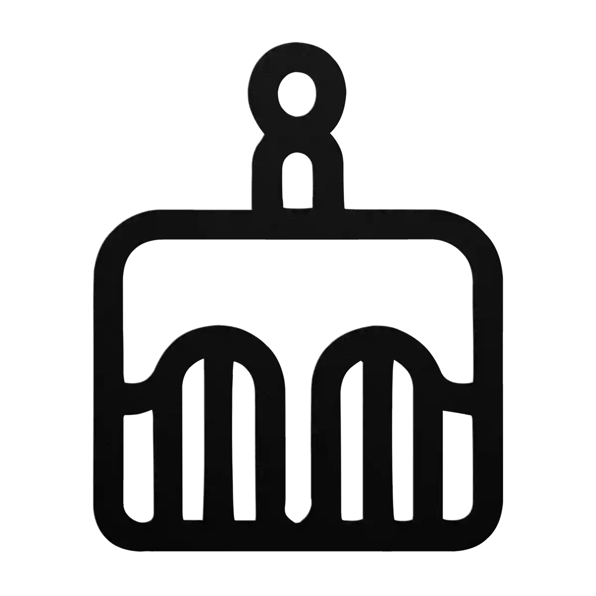 Cake Single Candle Metal Sign
