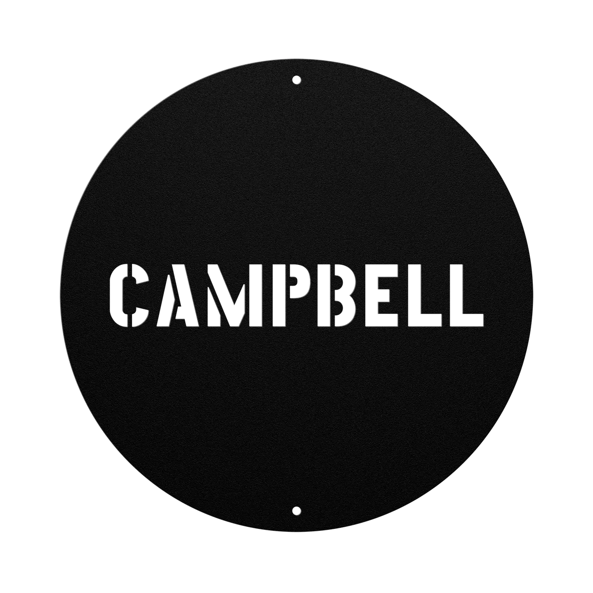 Campbell Family Name Sign