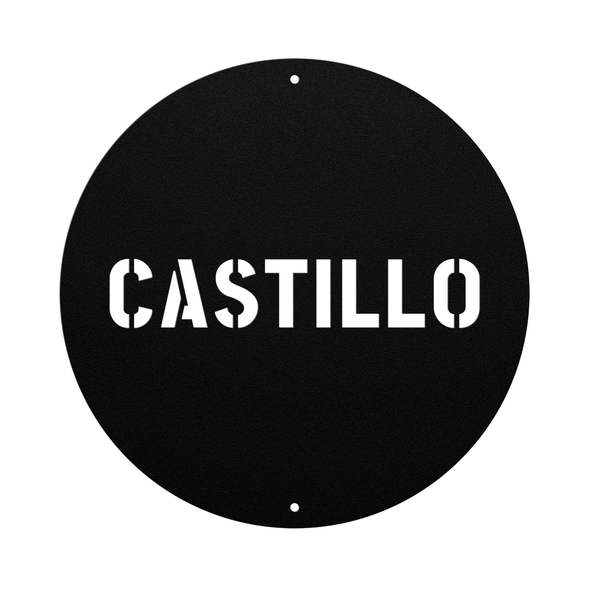 Castillo Family Name Sign