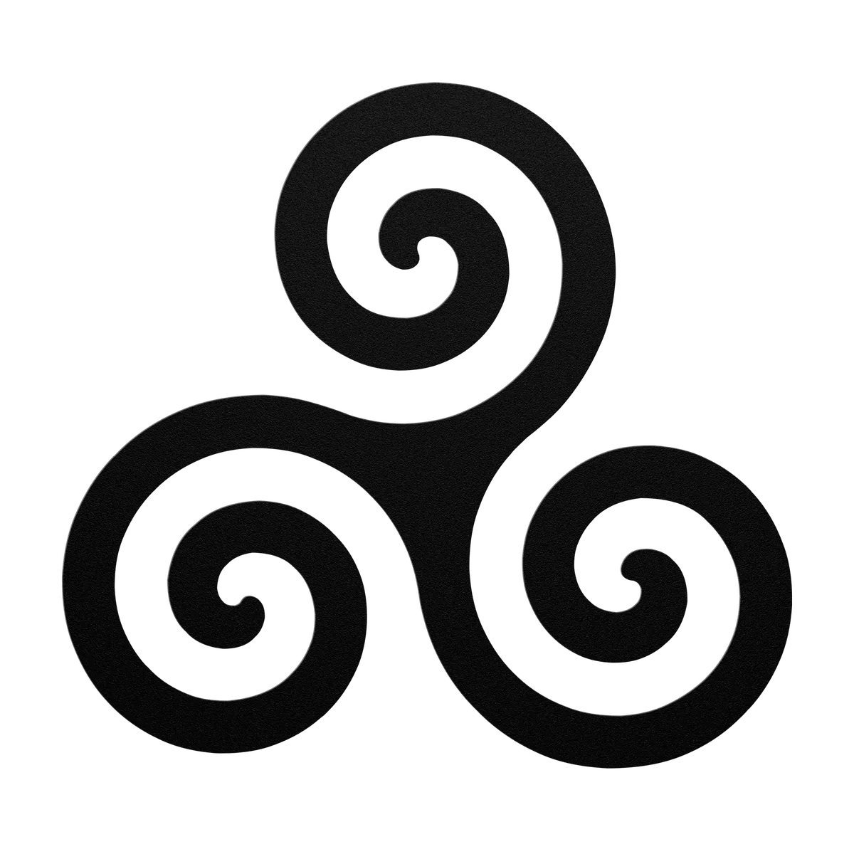 Celtic Bold Triskele Metal Sign