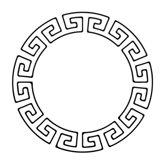Celtic Broad Fret Ring Metal Sign