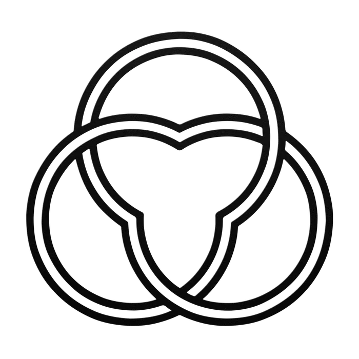 Celtic Heart Rings Metal Sign