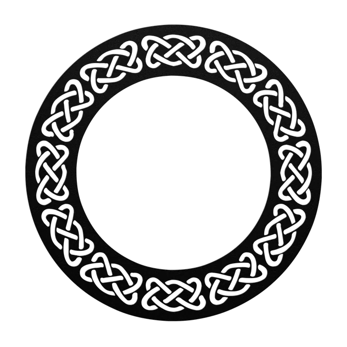 Celtic Knot Panel Ring Metal Sign