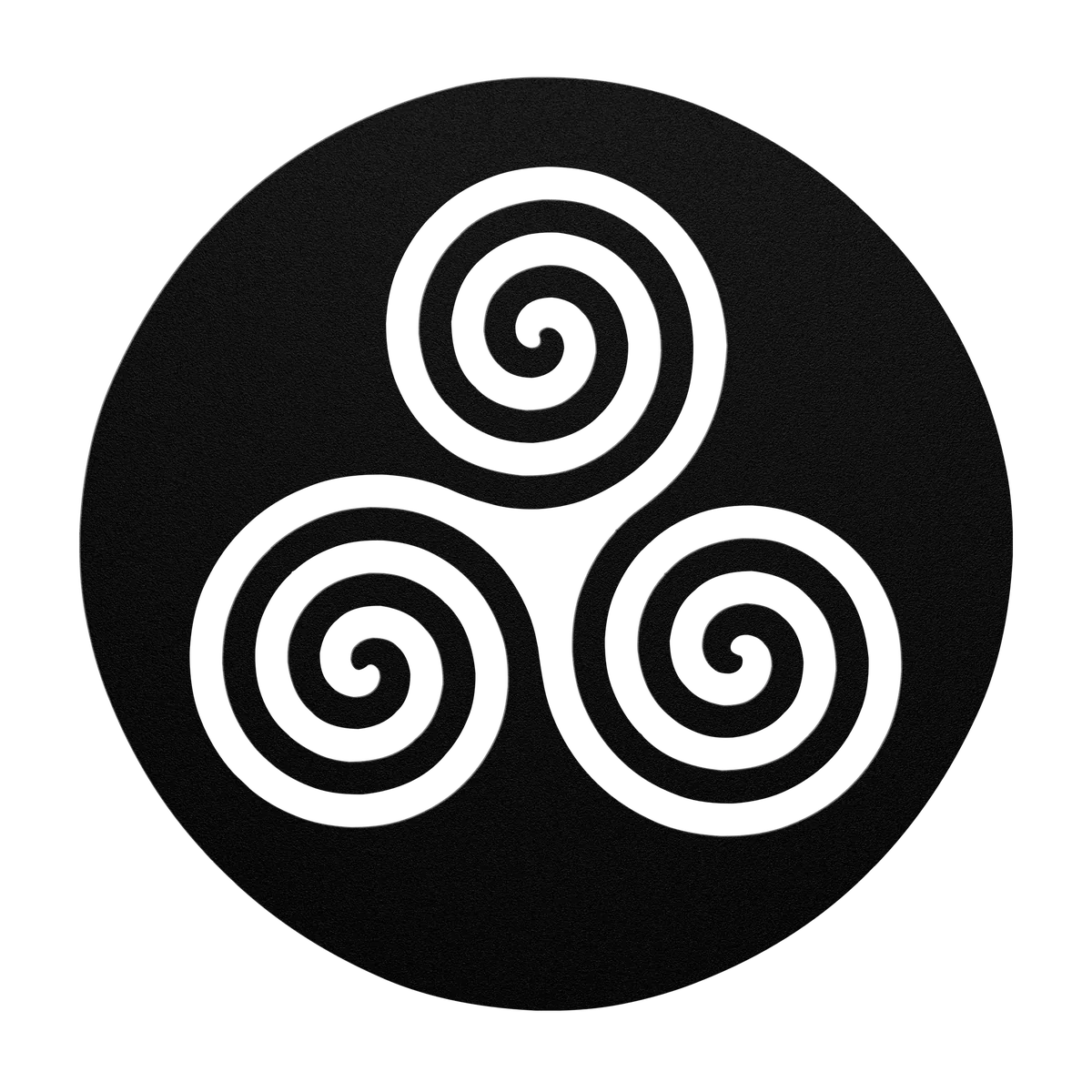 Celtic Newgrange Disc Metal Sign