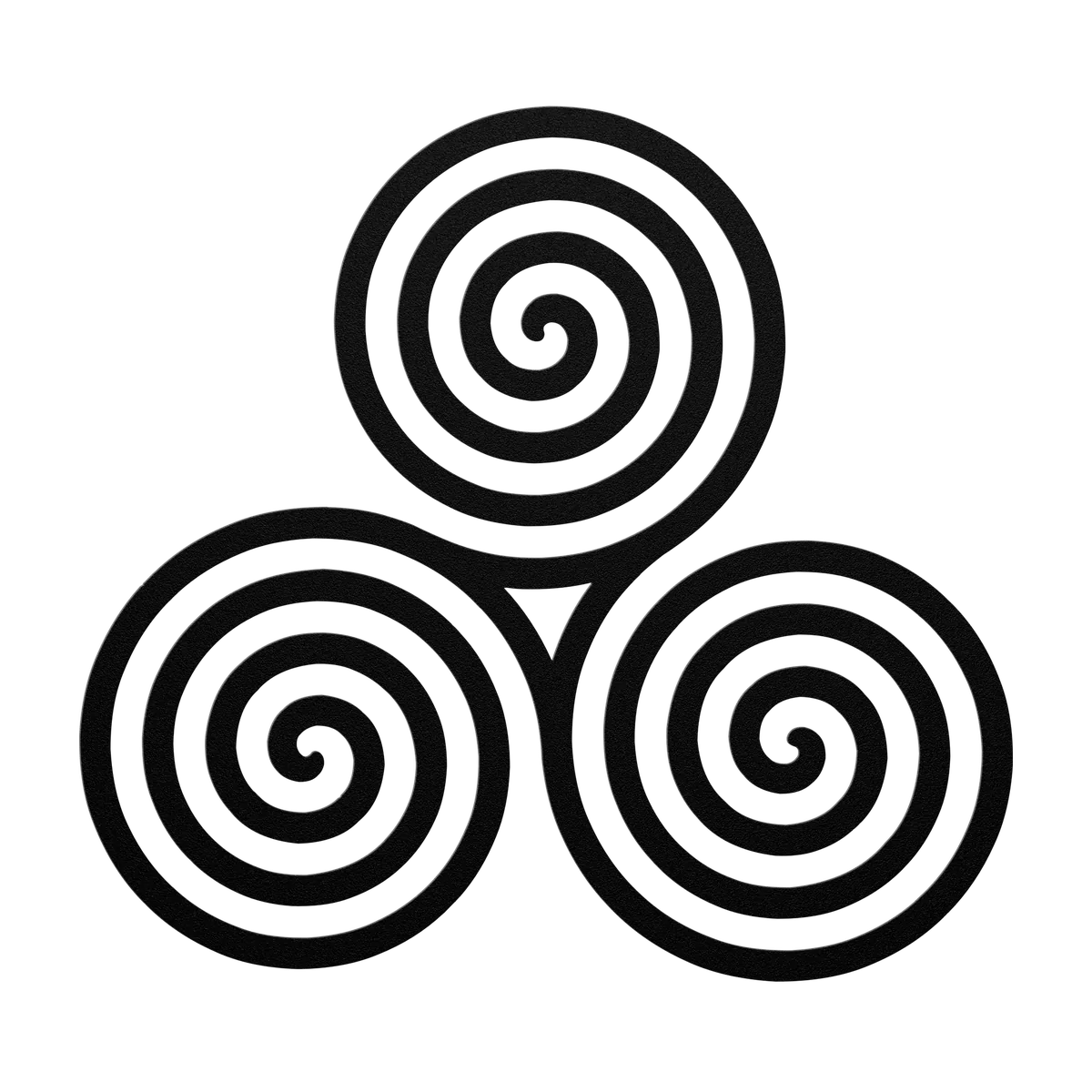 Celtic Newgrange Spiral Metal Sign