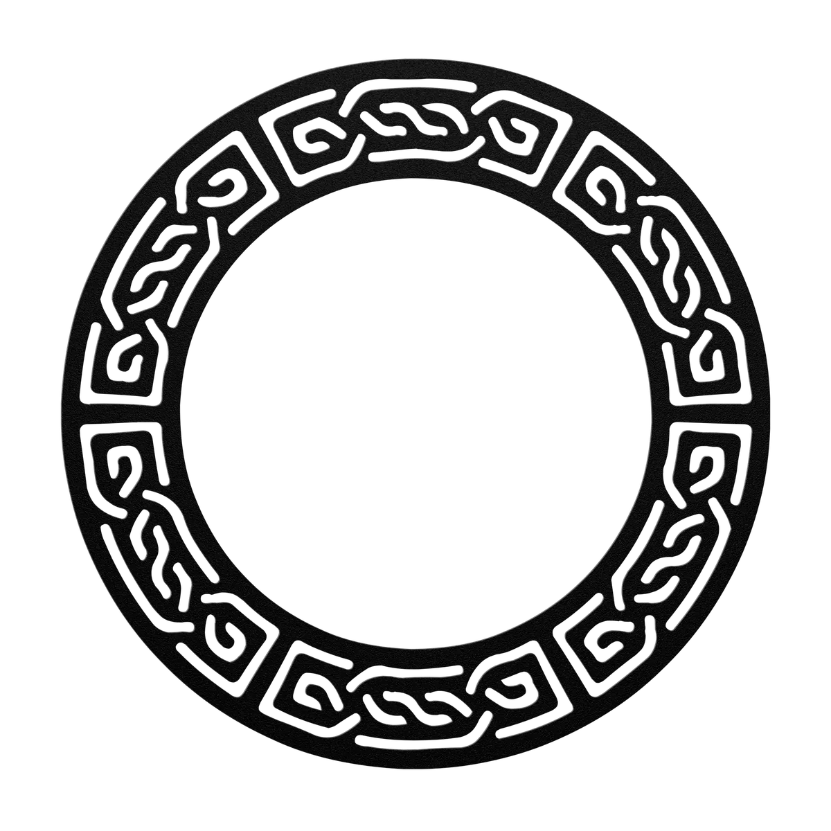 Celtic Spiral Panel Ring Metal Sign