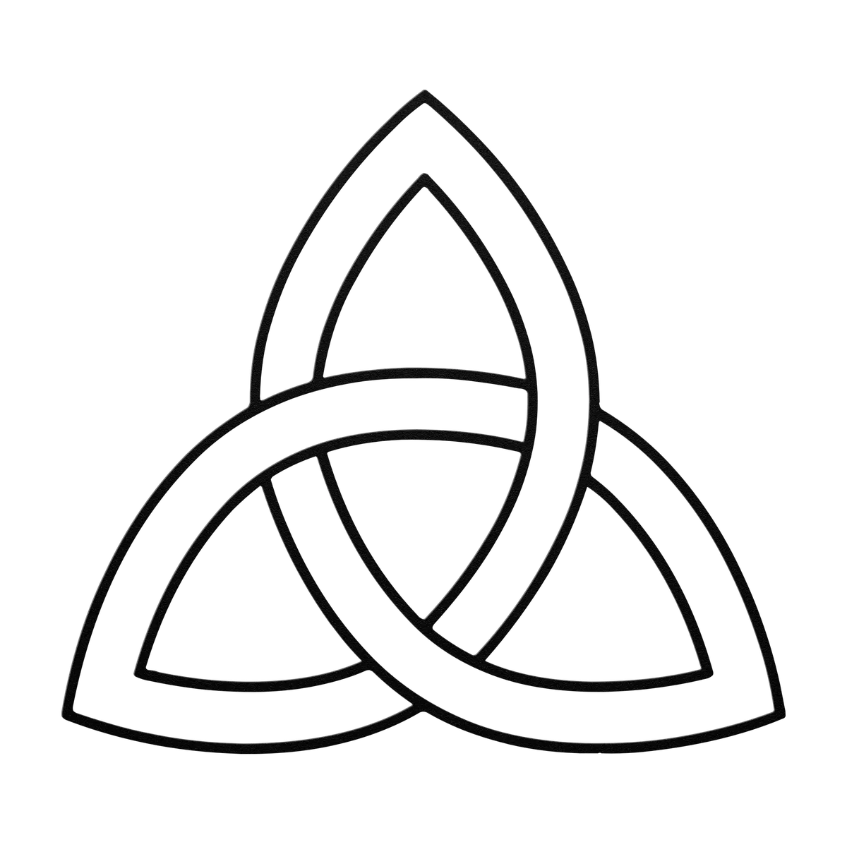 Celtic Trinity Knot Metal Sign