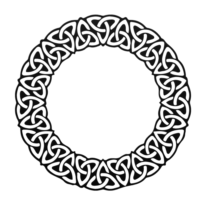 Celtic Trinity Knot Ring Metal Sign