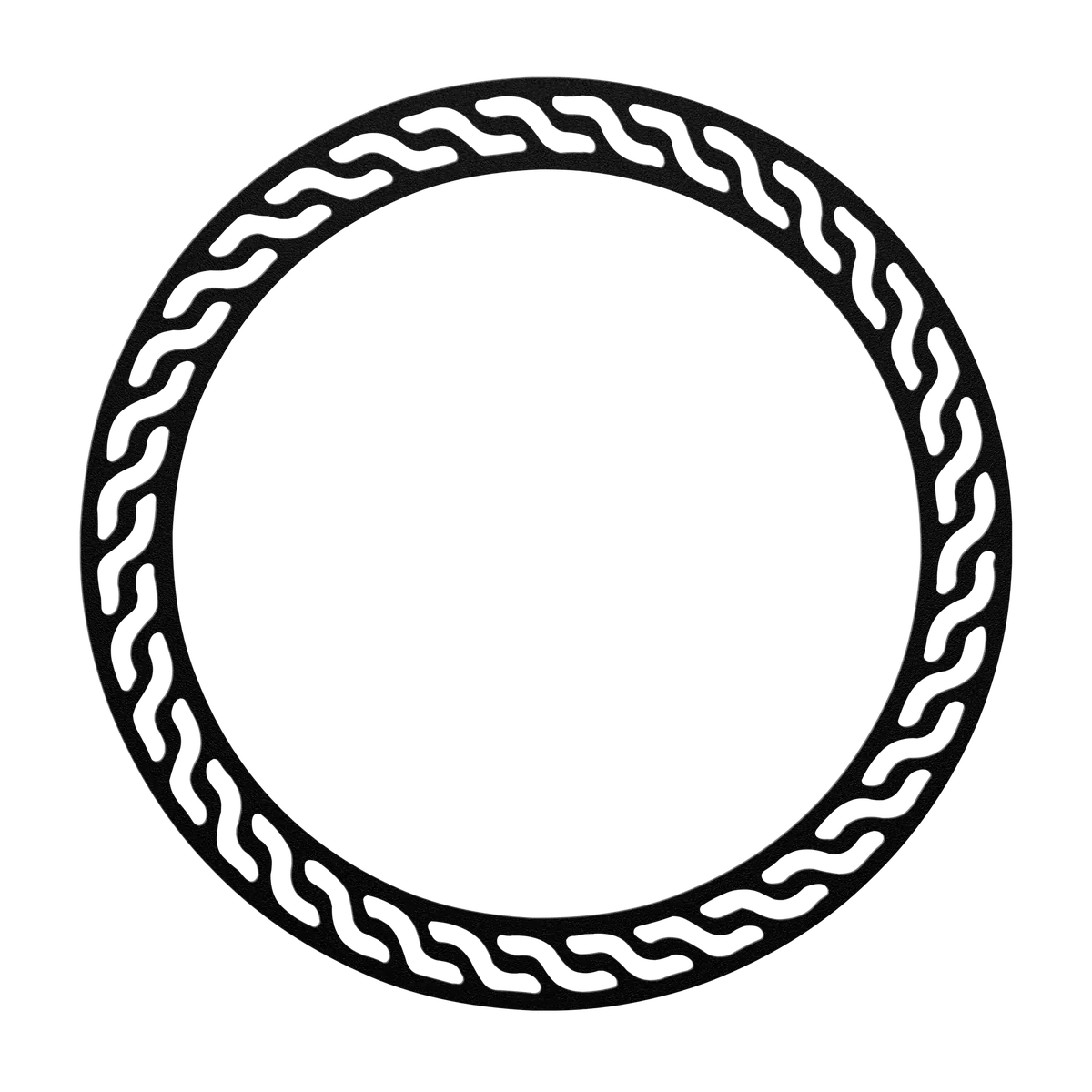Celtic Twisted Cord Ring Metal Sign