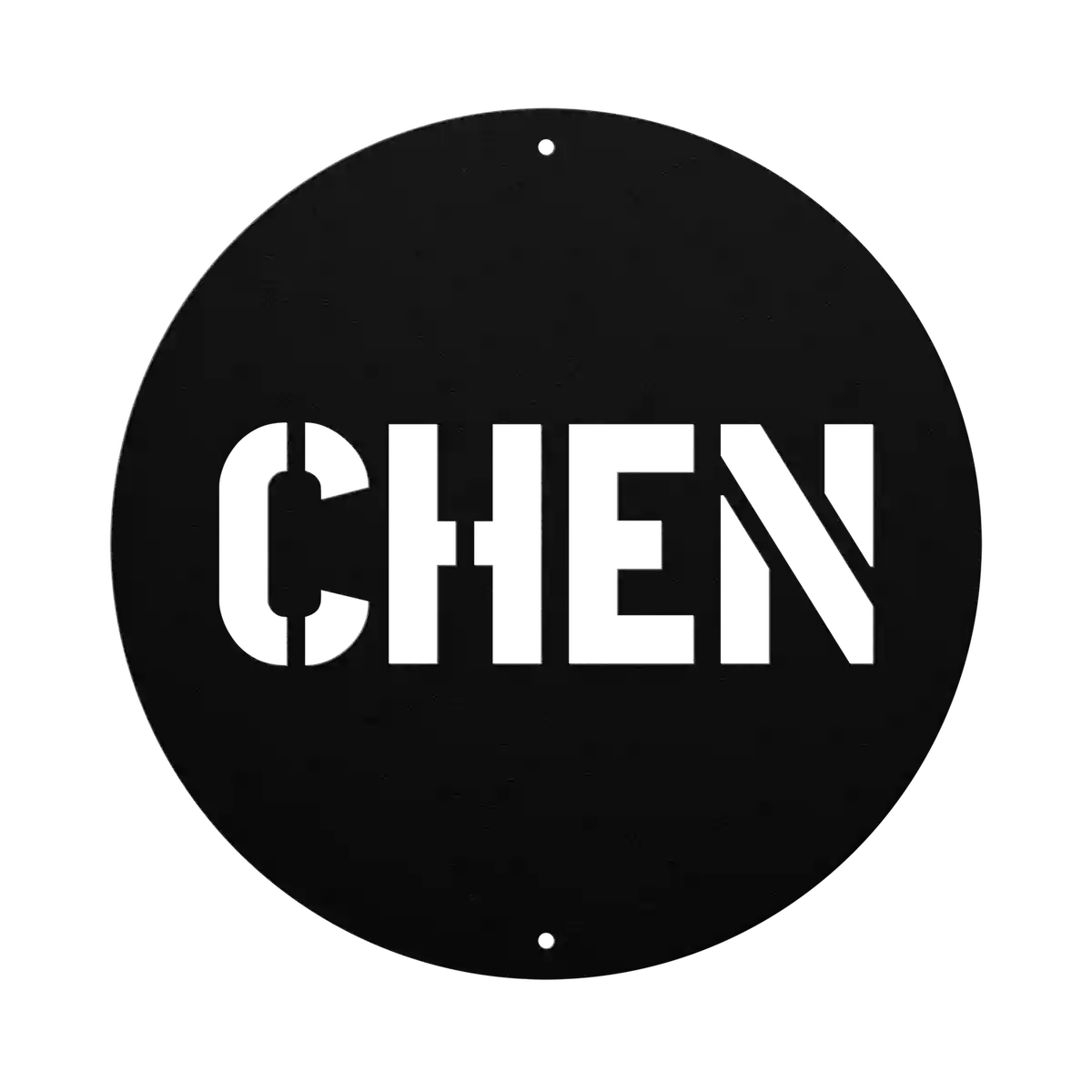 Chen Family Name Sign