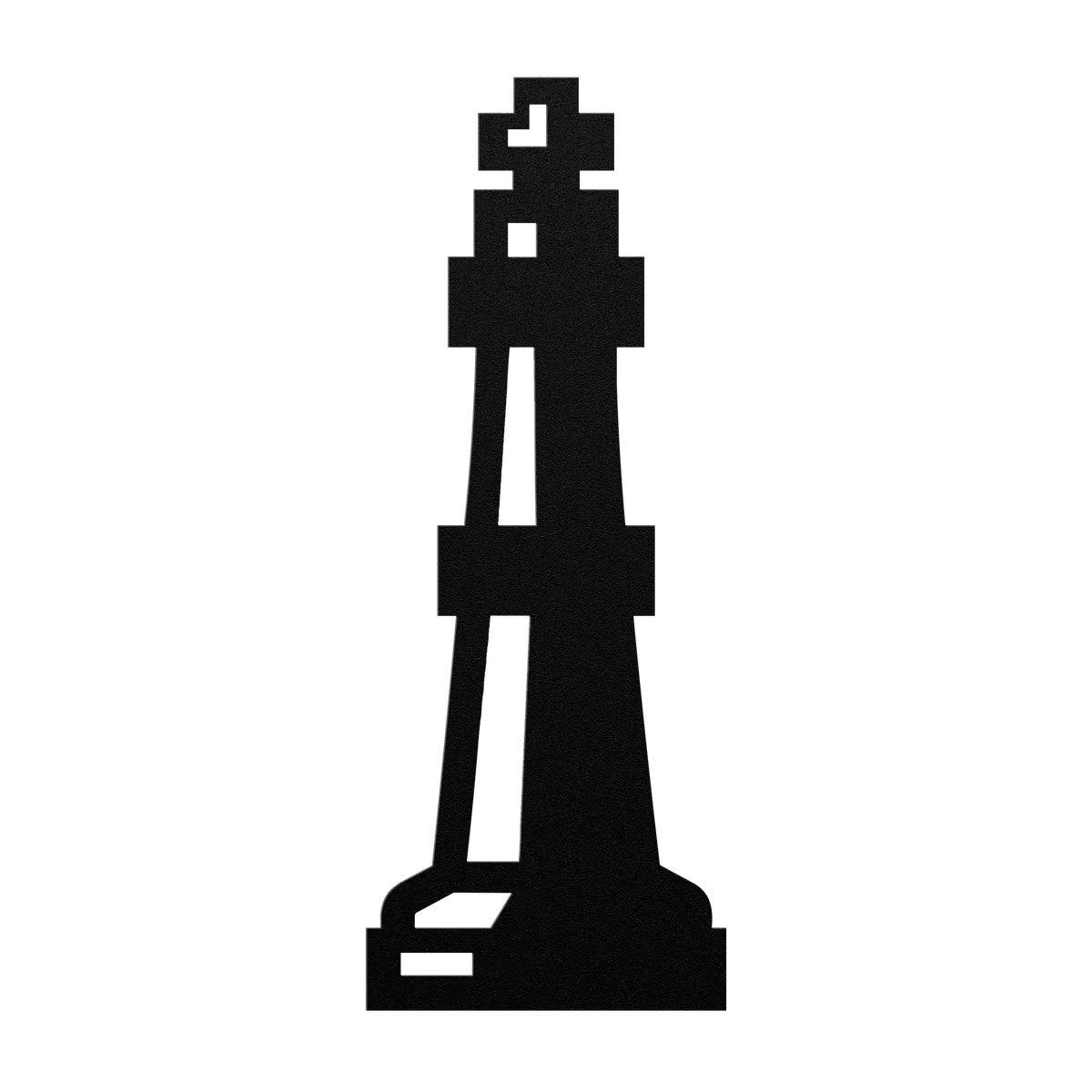 Chess King Metal Sign