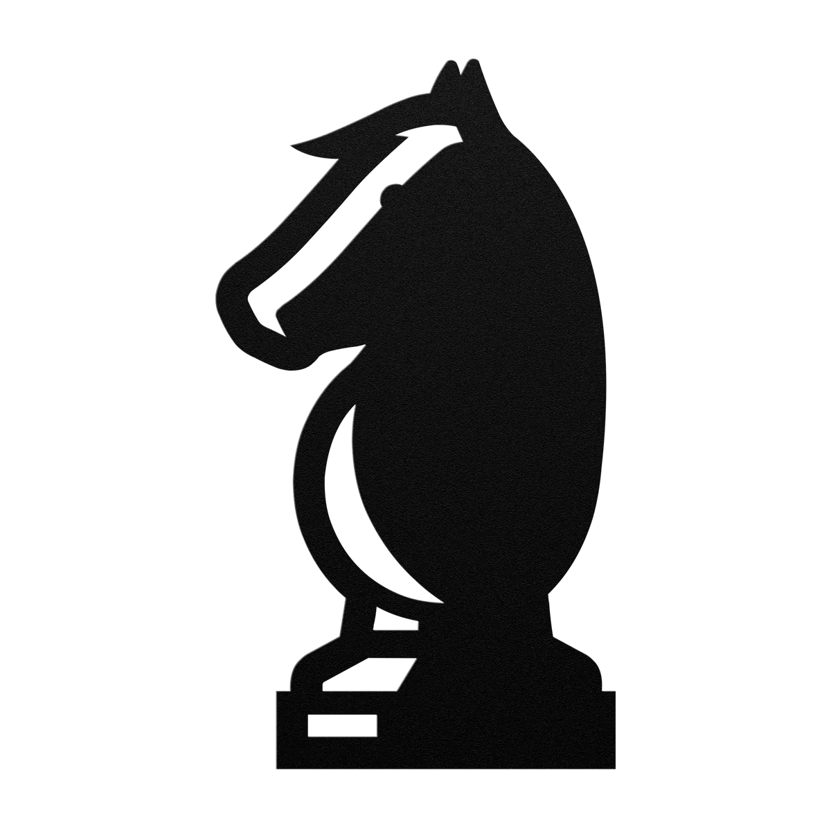 Chess Knight Metal Sign