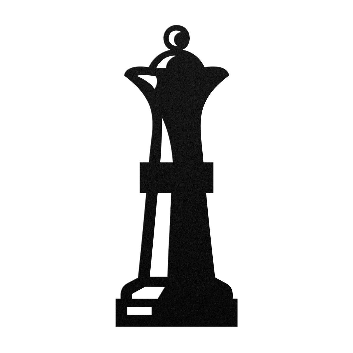 Chess Queen Metal Sign