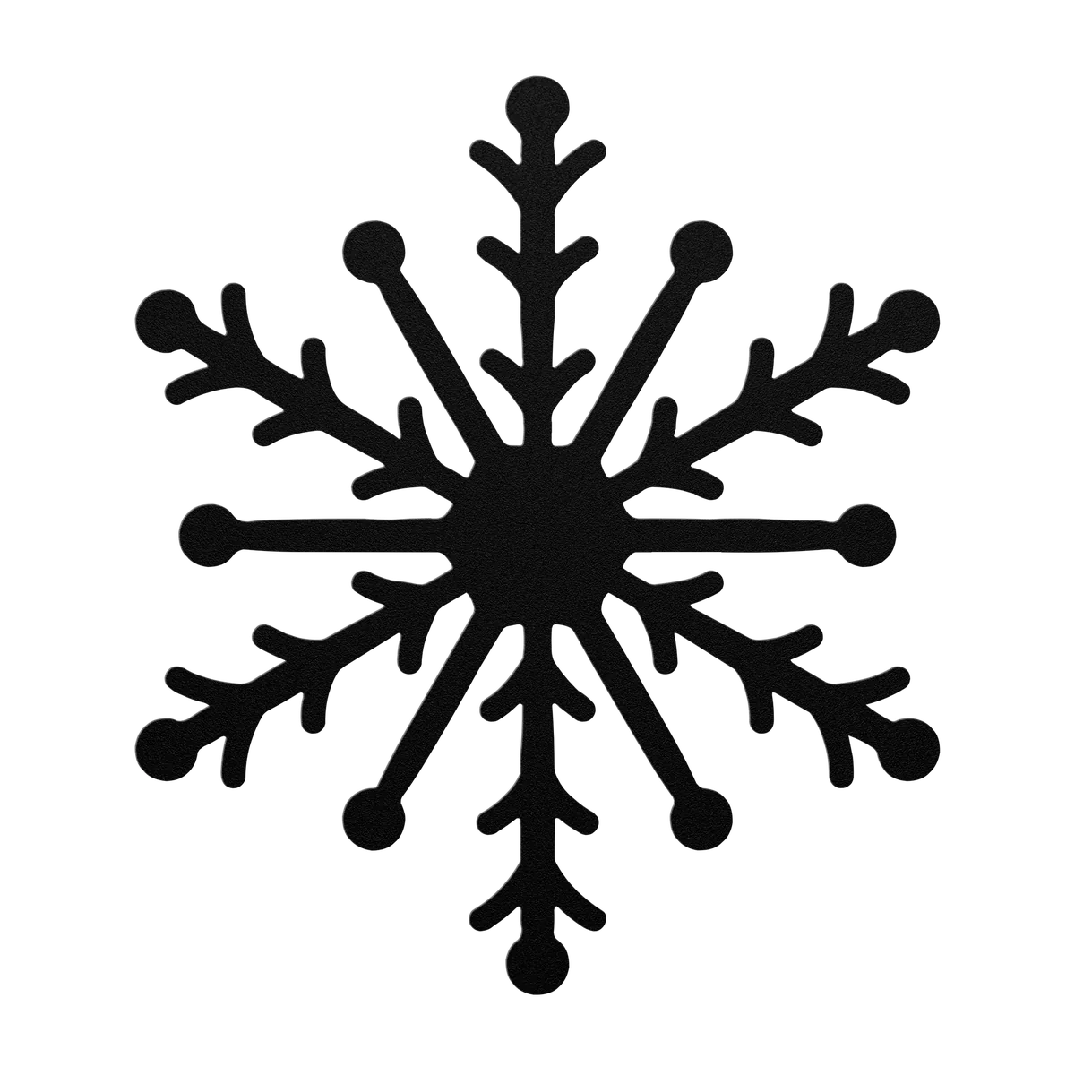 Christmas Bold Hub Snowflake Metal Sign
