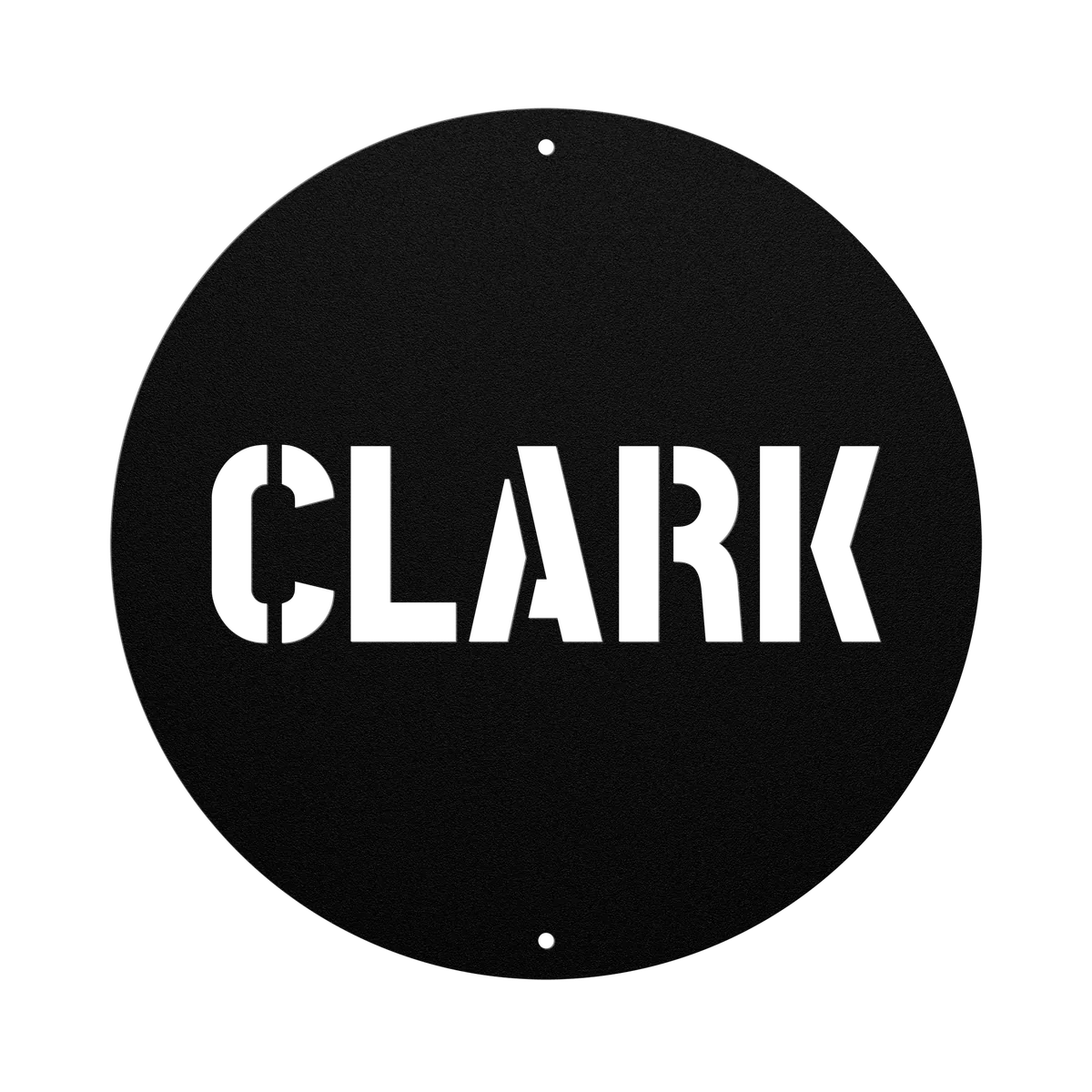Clark Family Name Sign