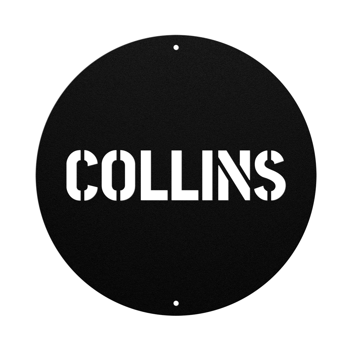 Collins Family Name Sign