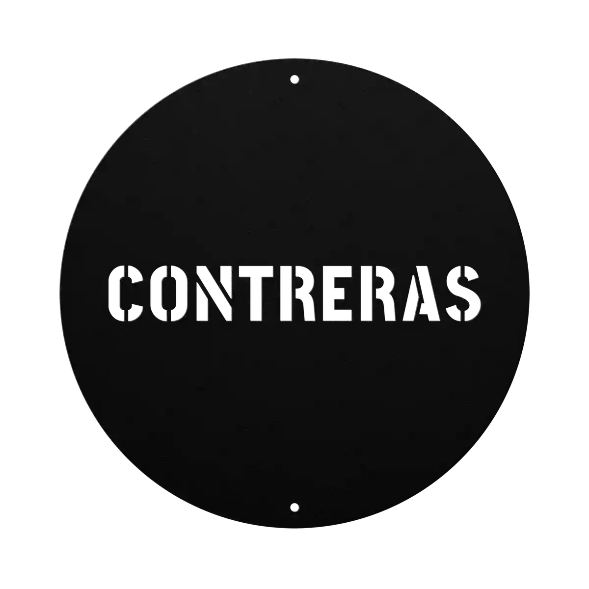 Contreras Family Name Sign