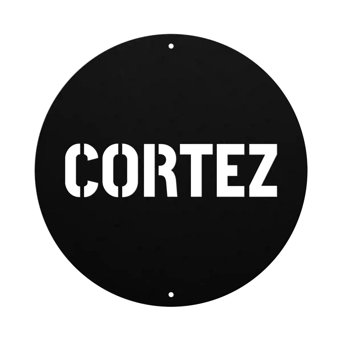 Cortez Family Name Sign