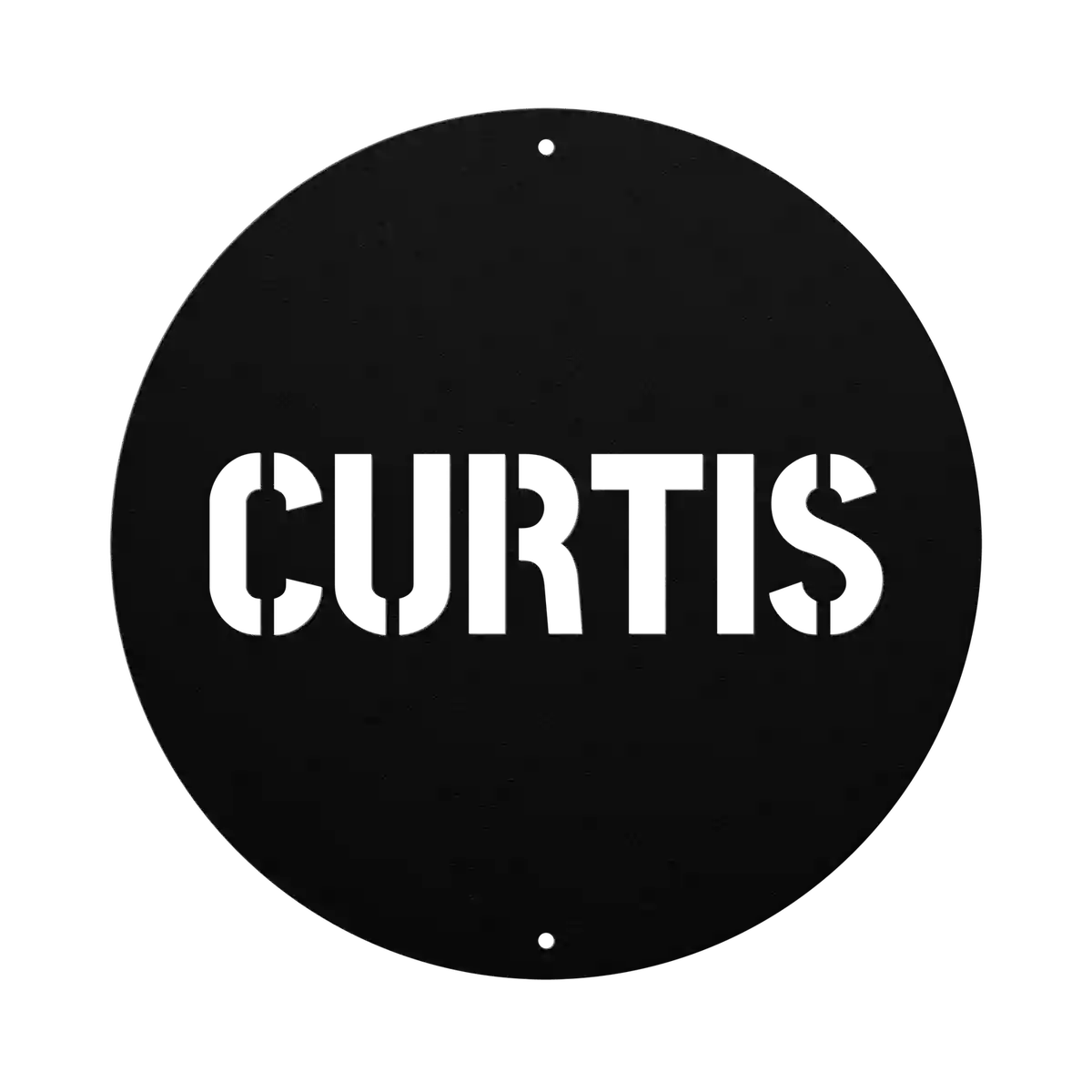 Curtis Family Name Sign