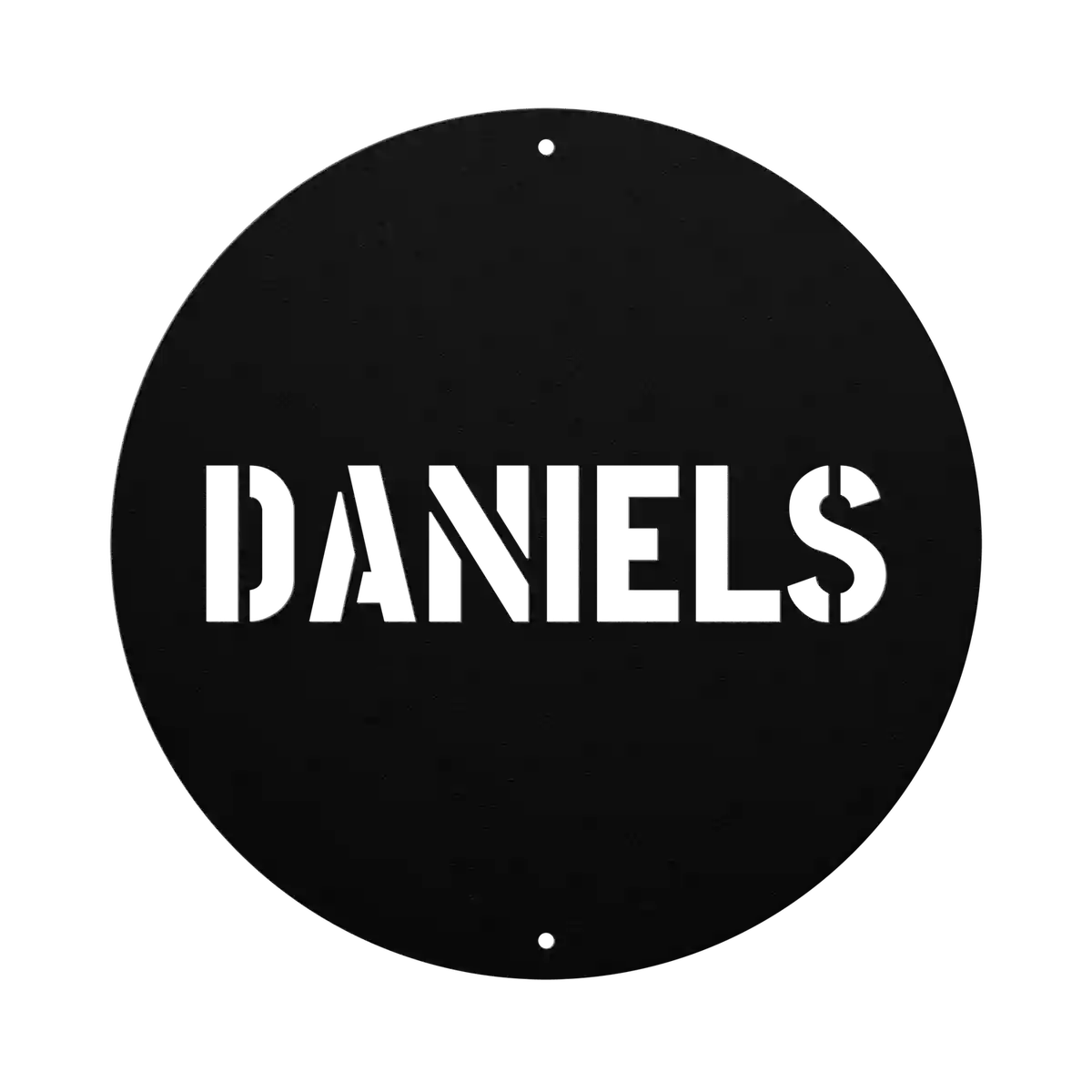 Daniels Family Name Sign