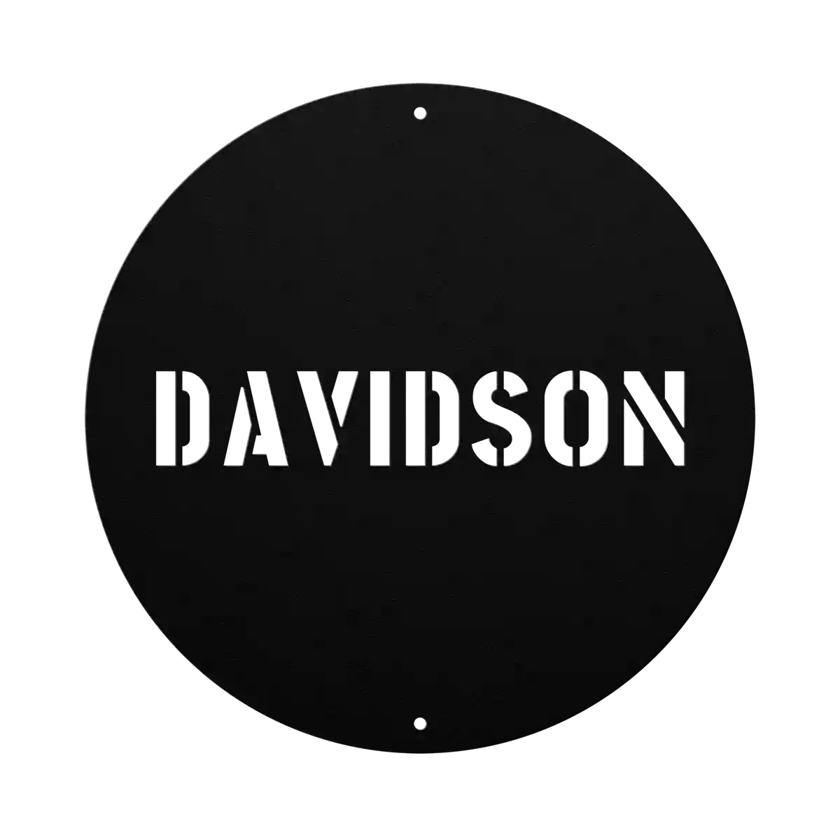 Davidson Family Name Sign