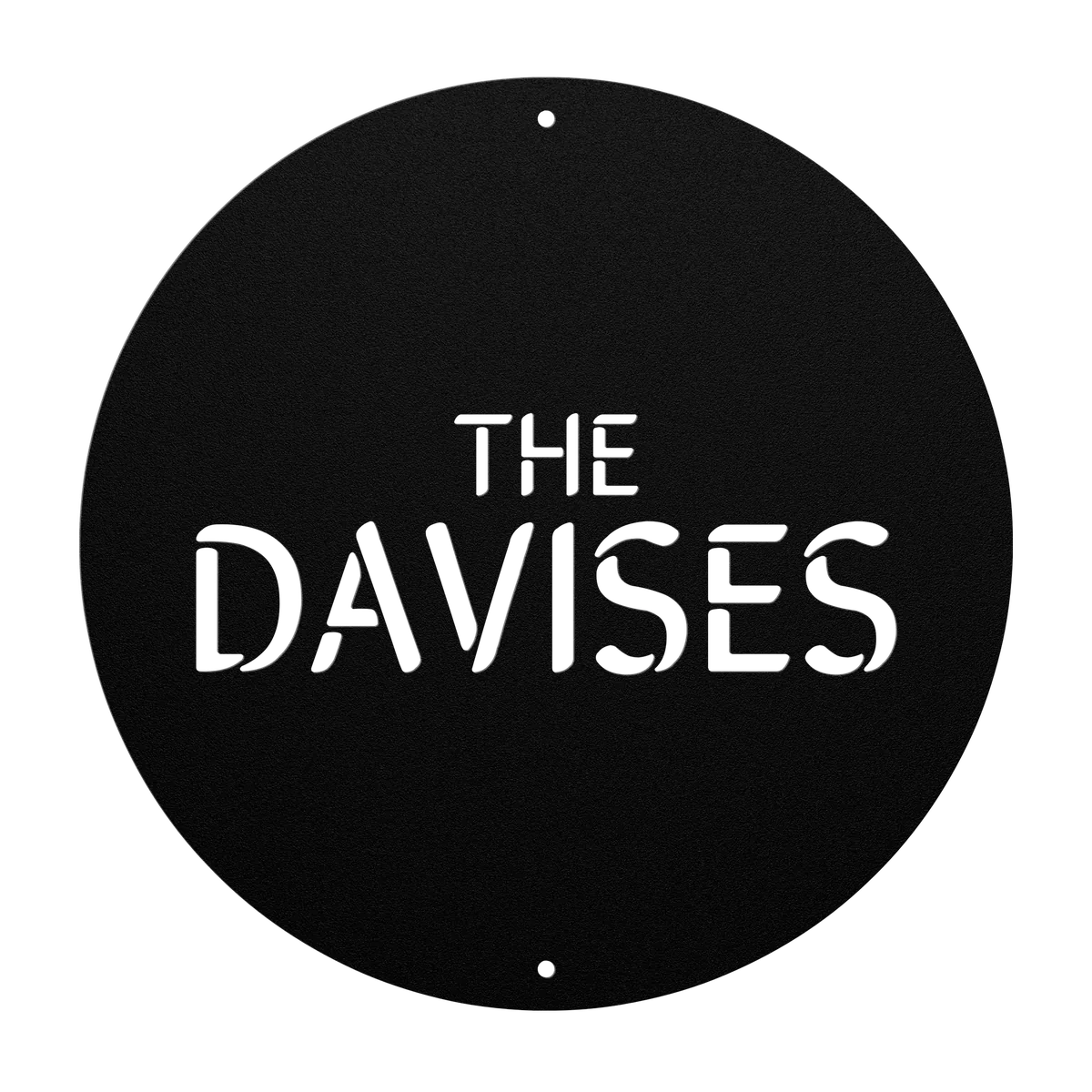 Davis Family Name Sign