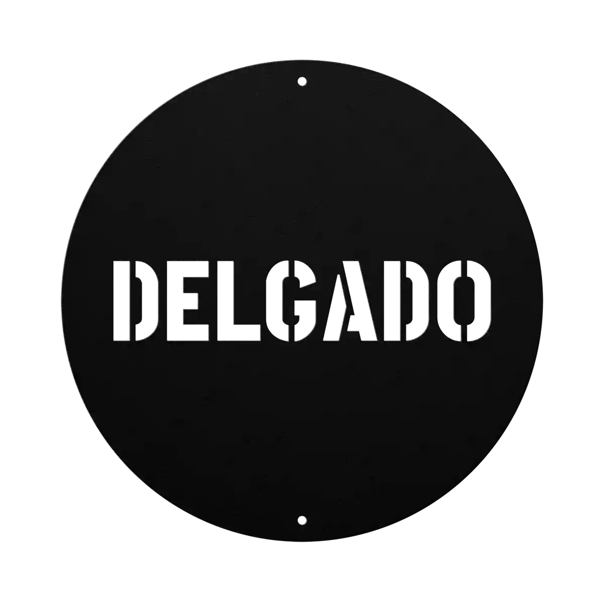 Delgado Family Name Sign