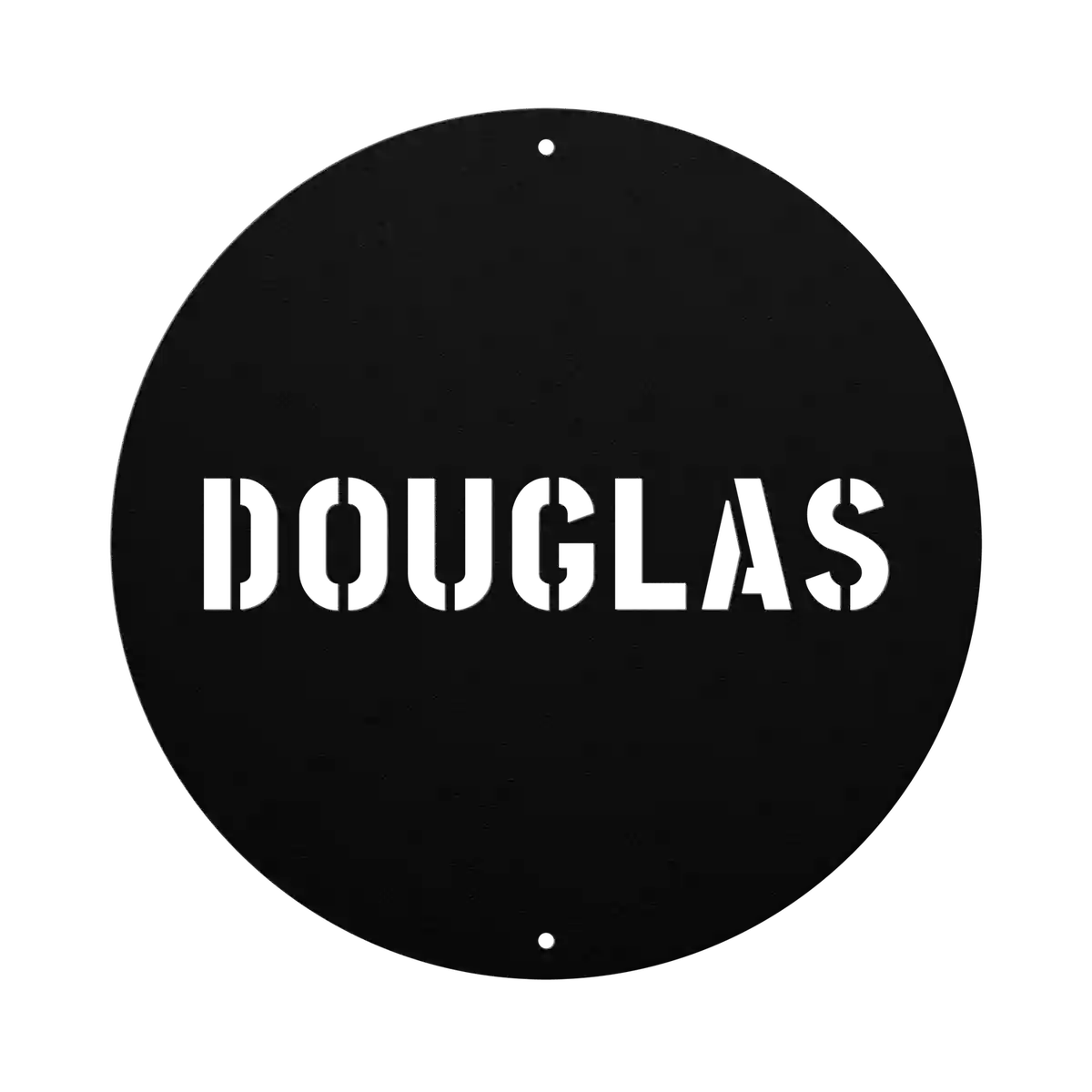 Douglas Family Name Sign