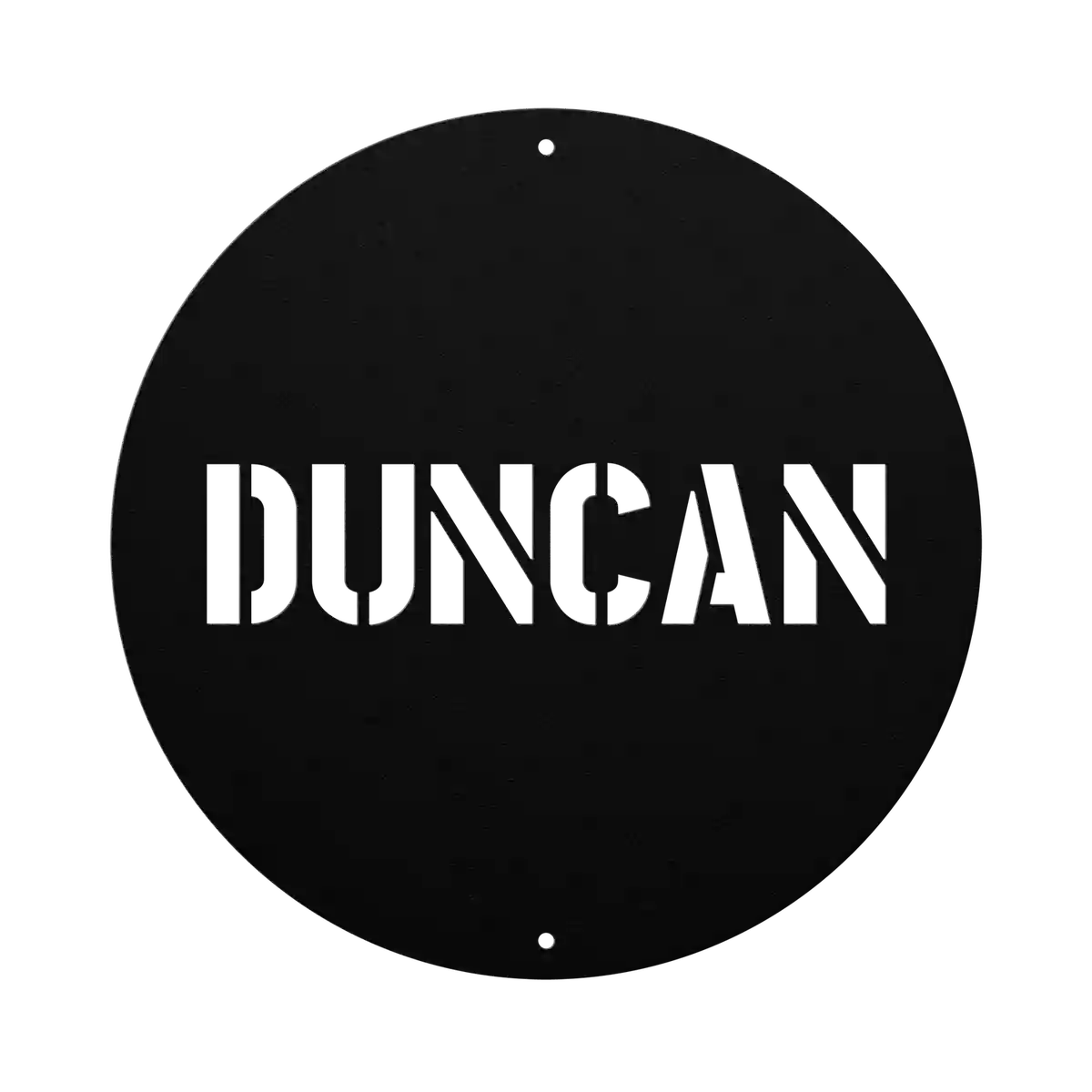 Duncan Family Name Sign