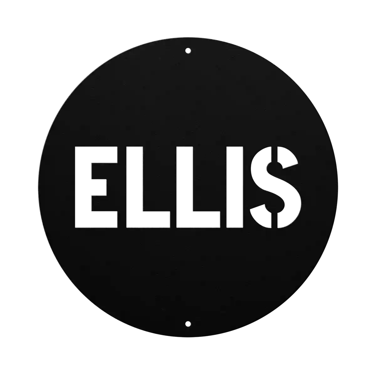 Ellis Family Name Sign