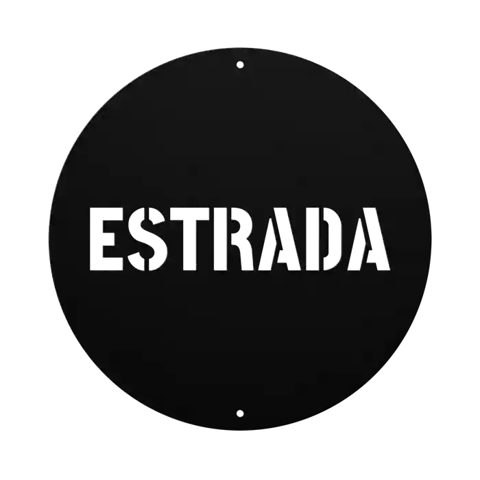 Estrada Family Name Sign