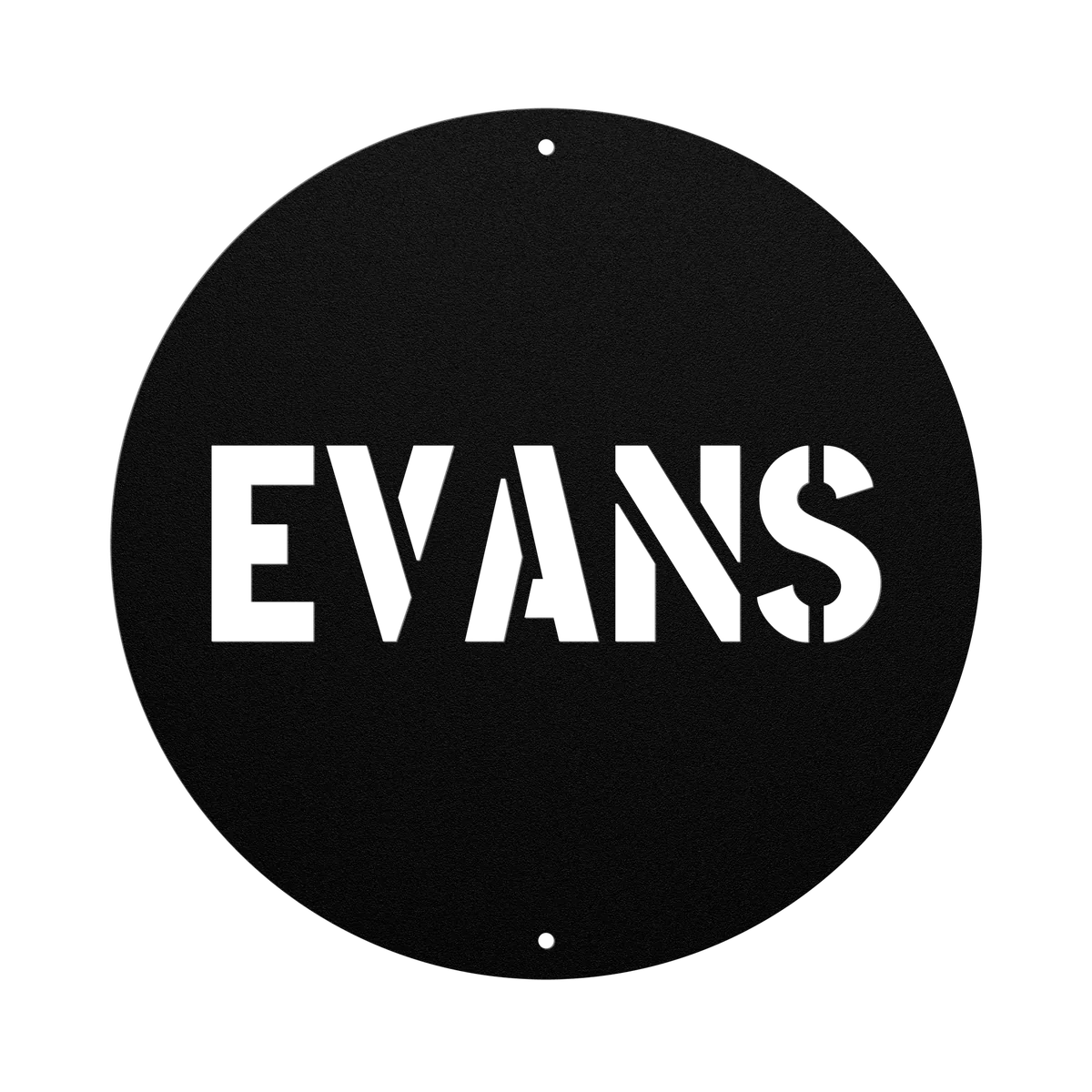Evans Family Name Sign