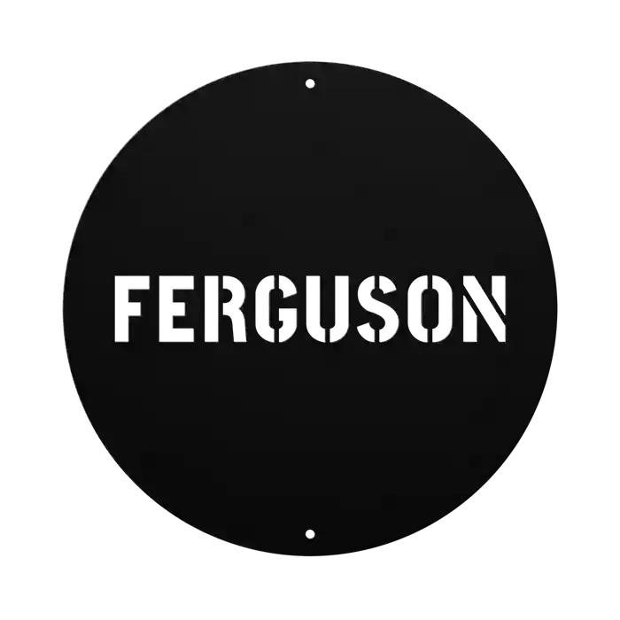 Ferguson Family Name Sign