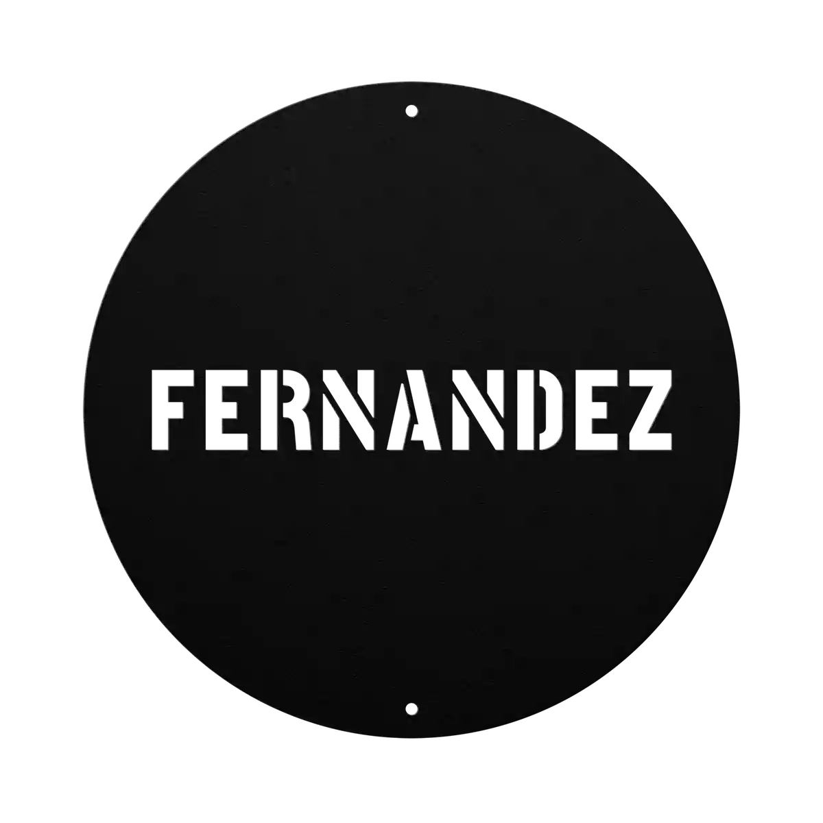 Fernandez Family Name Sign